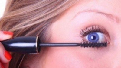 Woman Applying Mascara